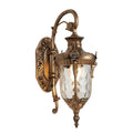 Antique Wall Light Lantern Sconce Glass Lampshade U70431