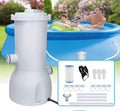1000 GPH Clear Cartridge Filter Pump for Above Ground Pools, 110-120V with GFCI, Pack of 2 U77280