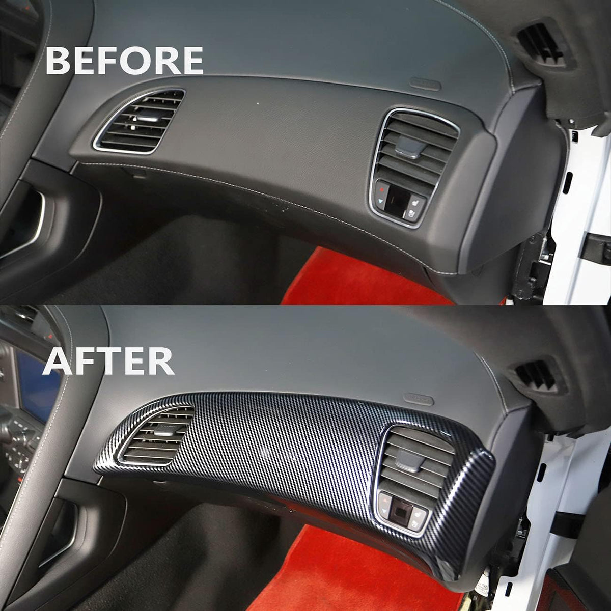 Carbon Fiber Dashboard Panel Cover D7216