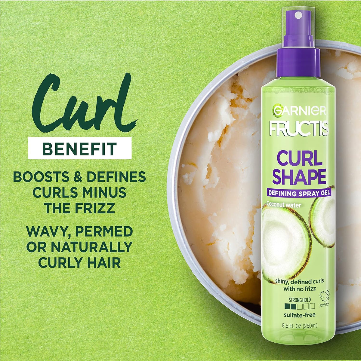 Curl Defining Spray Gel, 8.5 Fl Oz I827