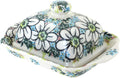 Blue Square Butter Dish N8804