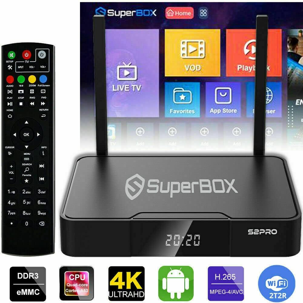 2022 SuperBox S2 Pro 8K HDMI Cable Backlit Mini Keyboard O123673