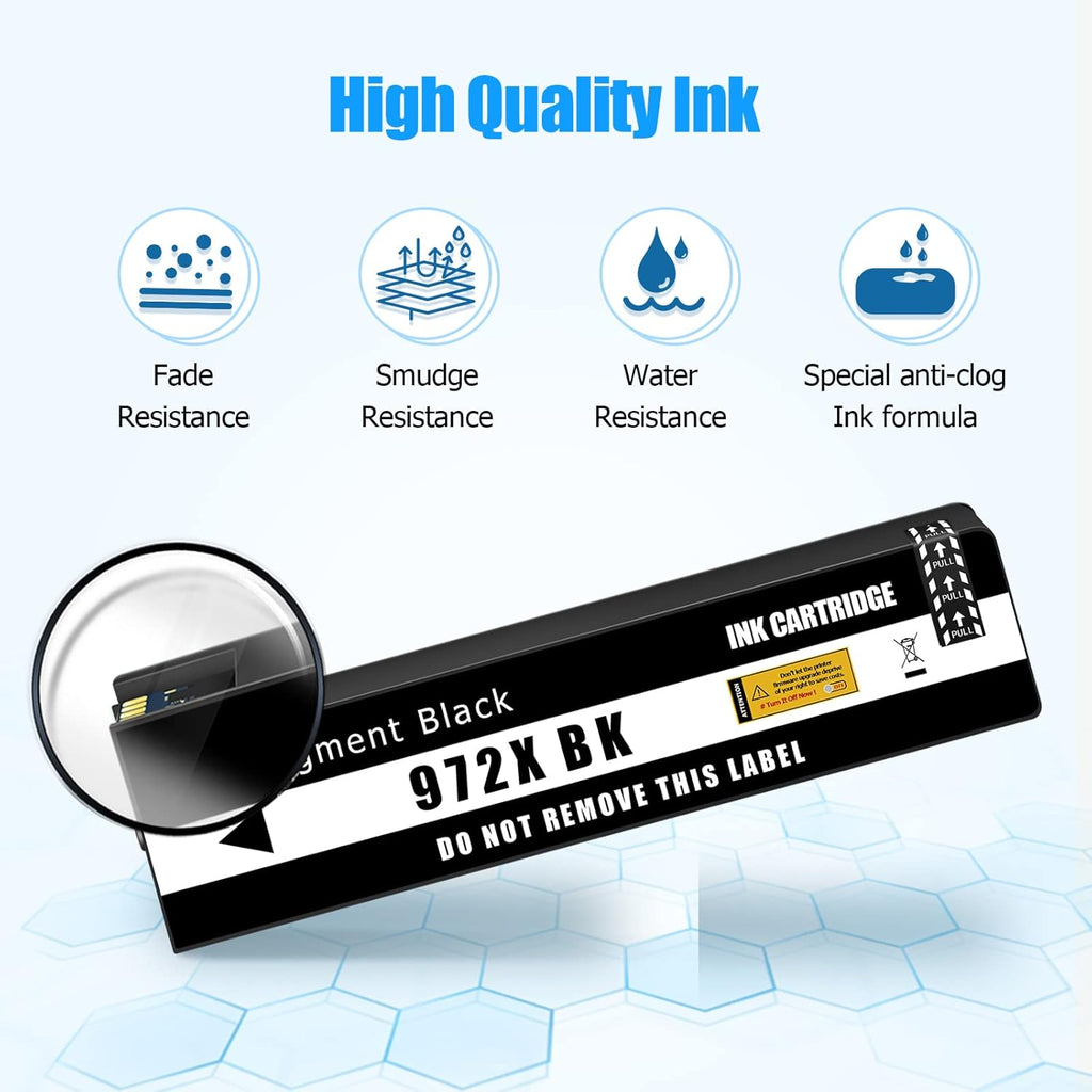 Compatible Ink Cartridge Replacement 5 Pack Black Cyan Magenta Yellow F103533