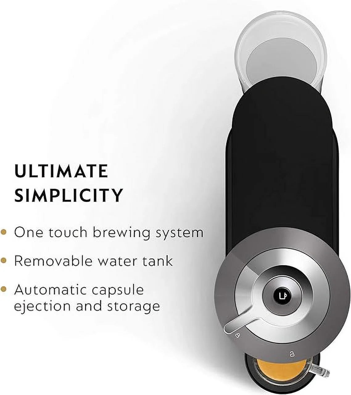 Dark Grey Coffee Espresso Machine Q614