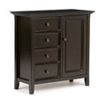 Dark Brown Medium Storage Cabinet D762