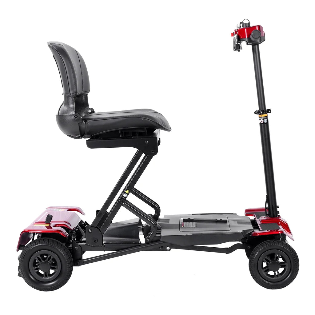 Auto Foldable Powered Mobility Scooter with Removable Lithium ion Battery O725
