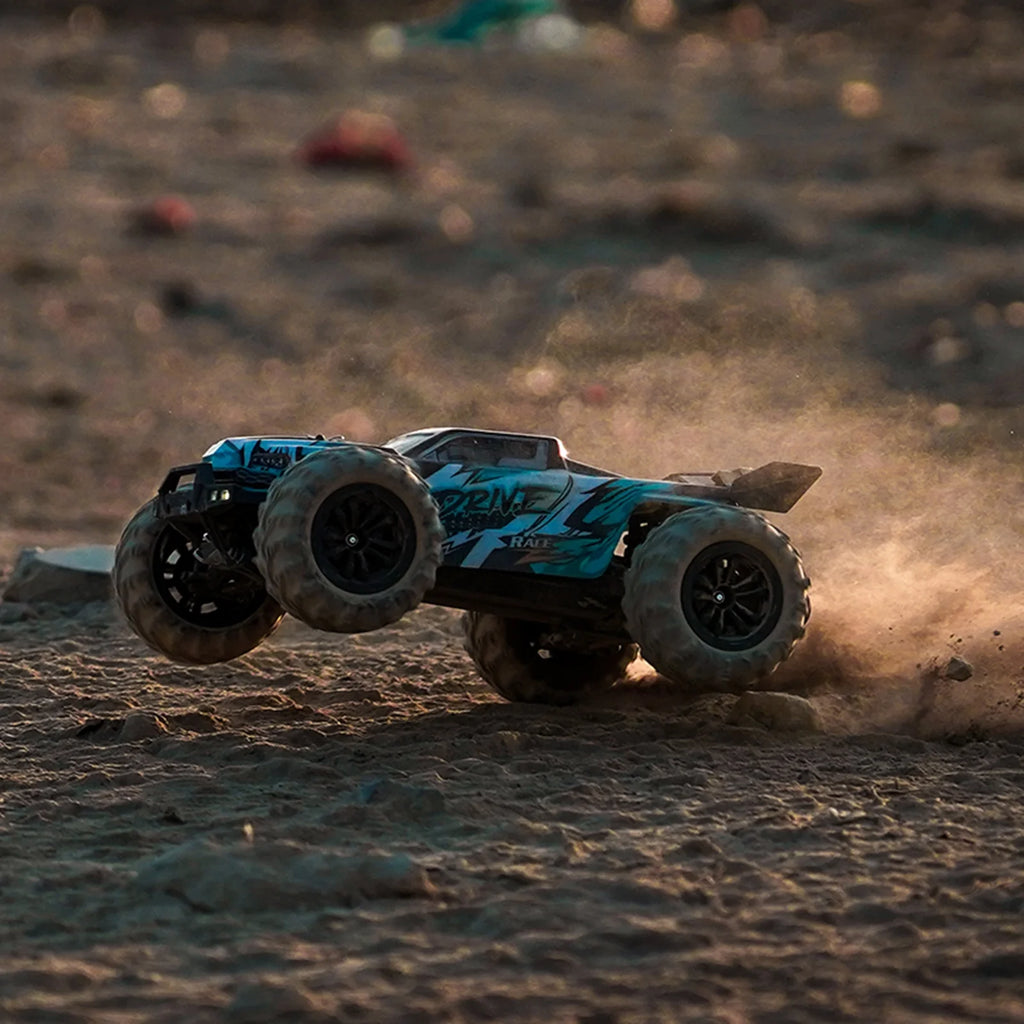 2.4Ghz 70KM/H 1/16 Off Road RC Trucks Brushless Motor LED Light 4WD Vehicle T418236