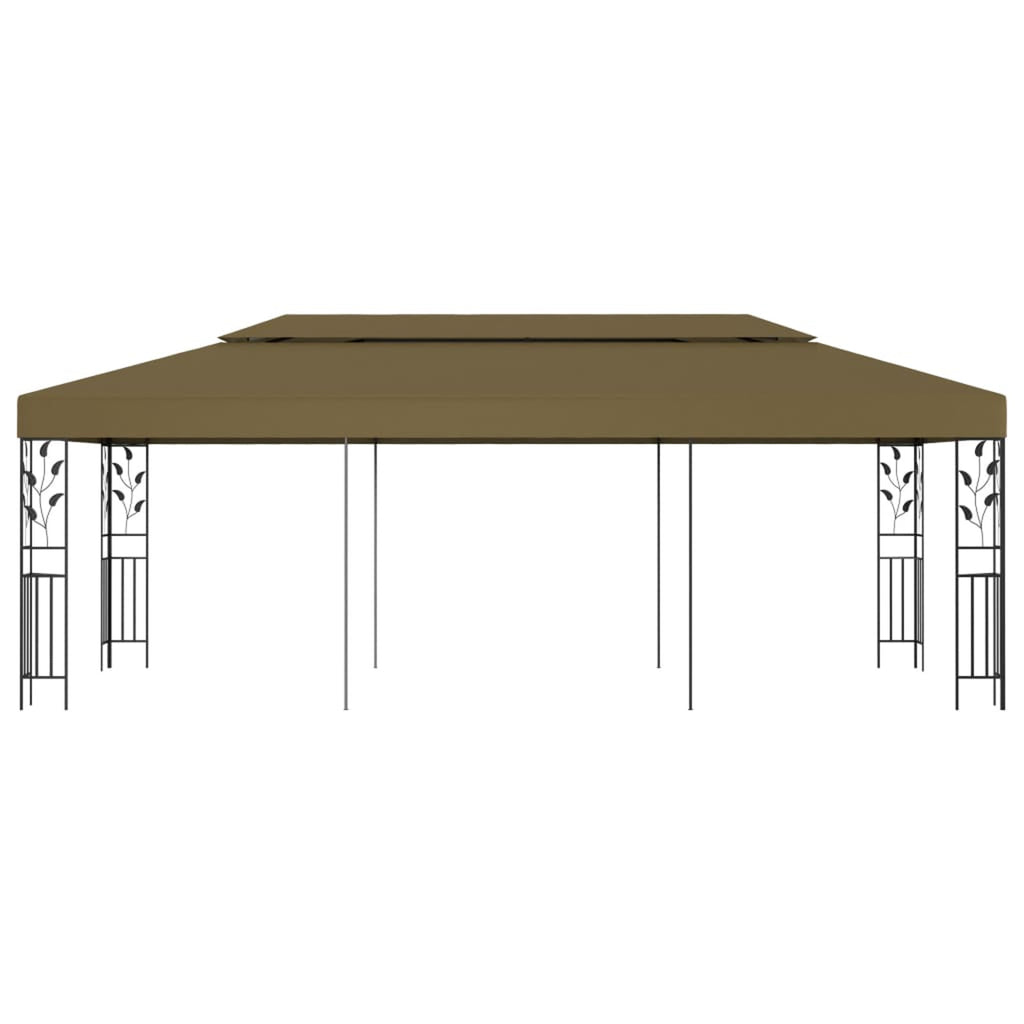 19.7'x9.8' Taupe Gazebo W566