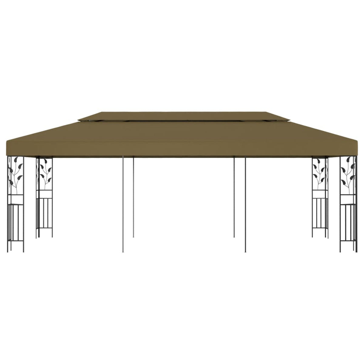 19.7'x9.8' Taupe Gazebo W566