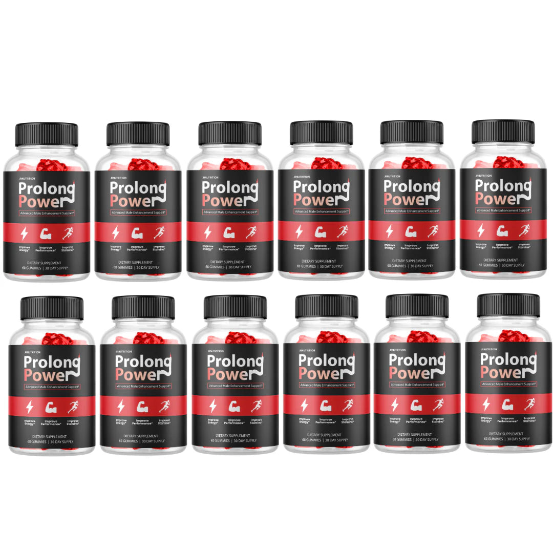 Max Strength Male Supplement Gummies 12 Bottles X9447