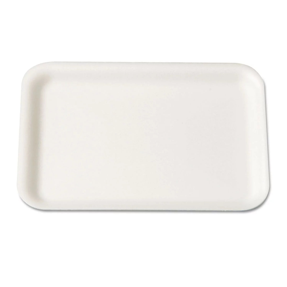 White Foam Food Tray 125-Pack N467