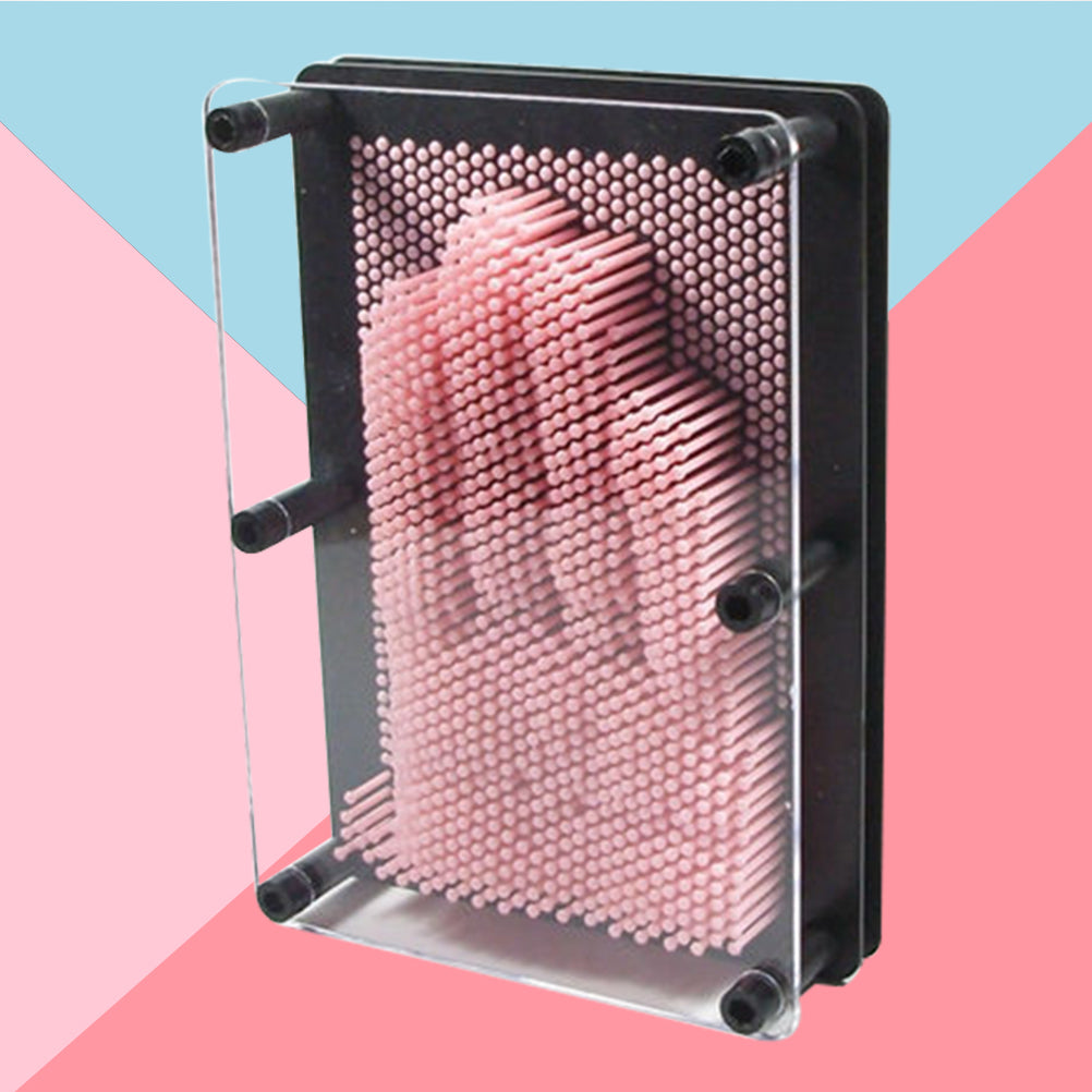 Pink 3-Dimensional Pin Art Board Toy W2784