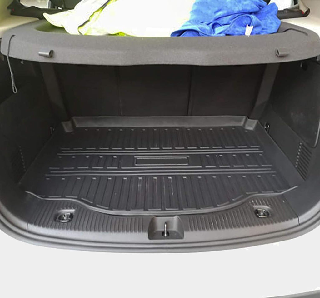 Cargo Liner Trunk Mat Cargo Tray Black Pack of 2 D511