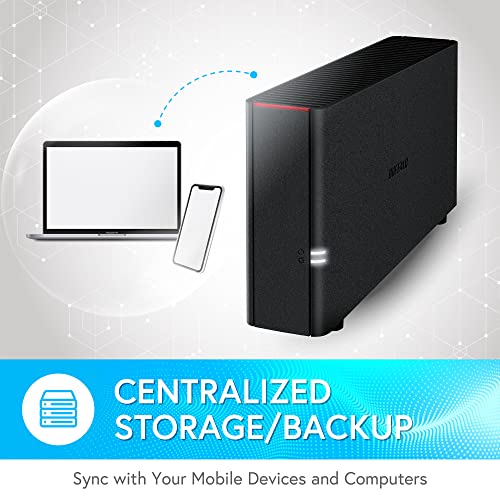 4TB 1-Bay NAS Network Attached Storage with HDD Hard Drives V213867