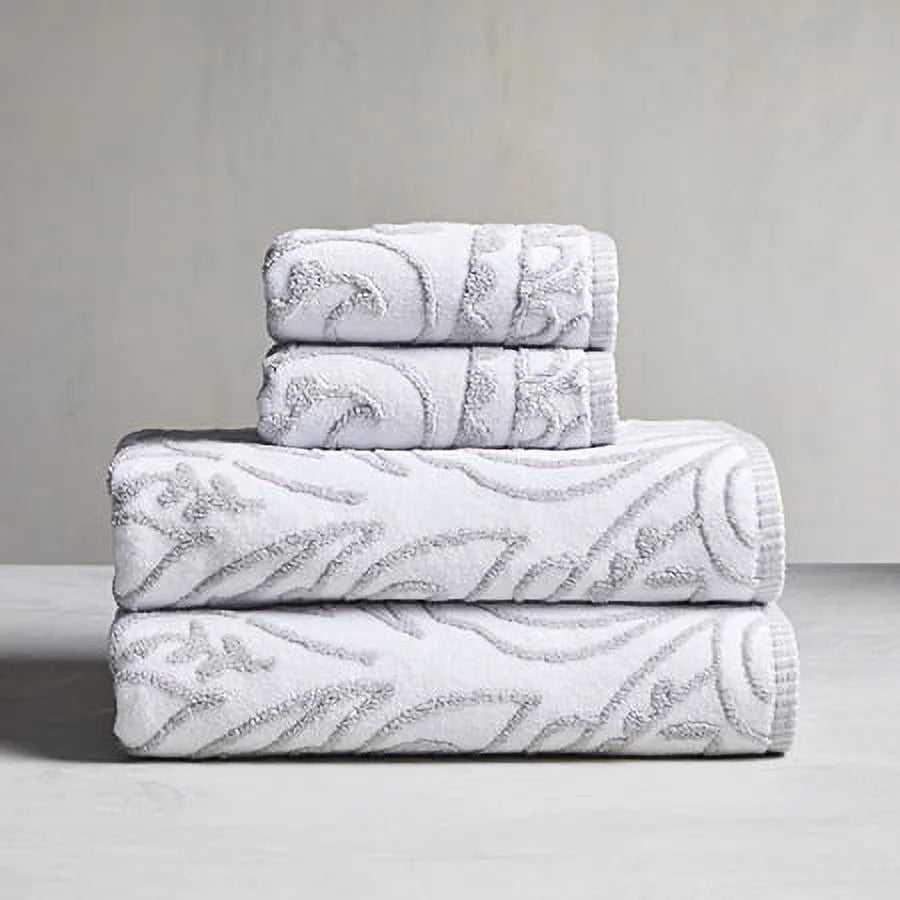 6 Piece Heathered Towel Set T264