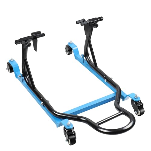 Heavy Duty Motorcycle Rear Wheel Lift Stand with 4 Movable Wheels A5532