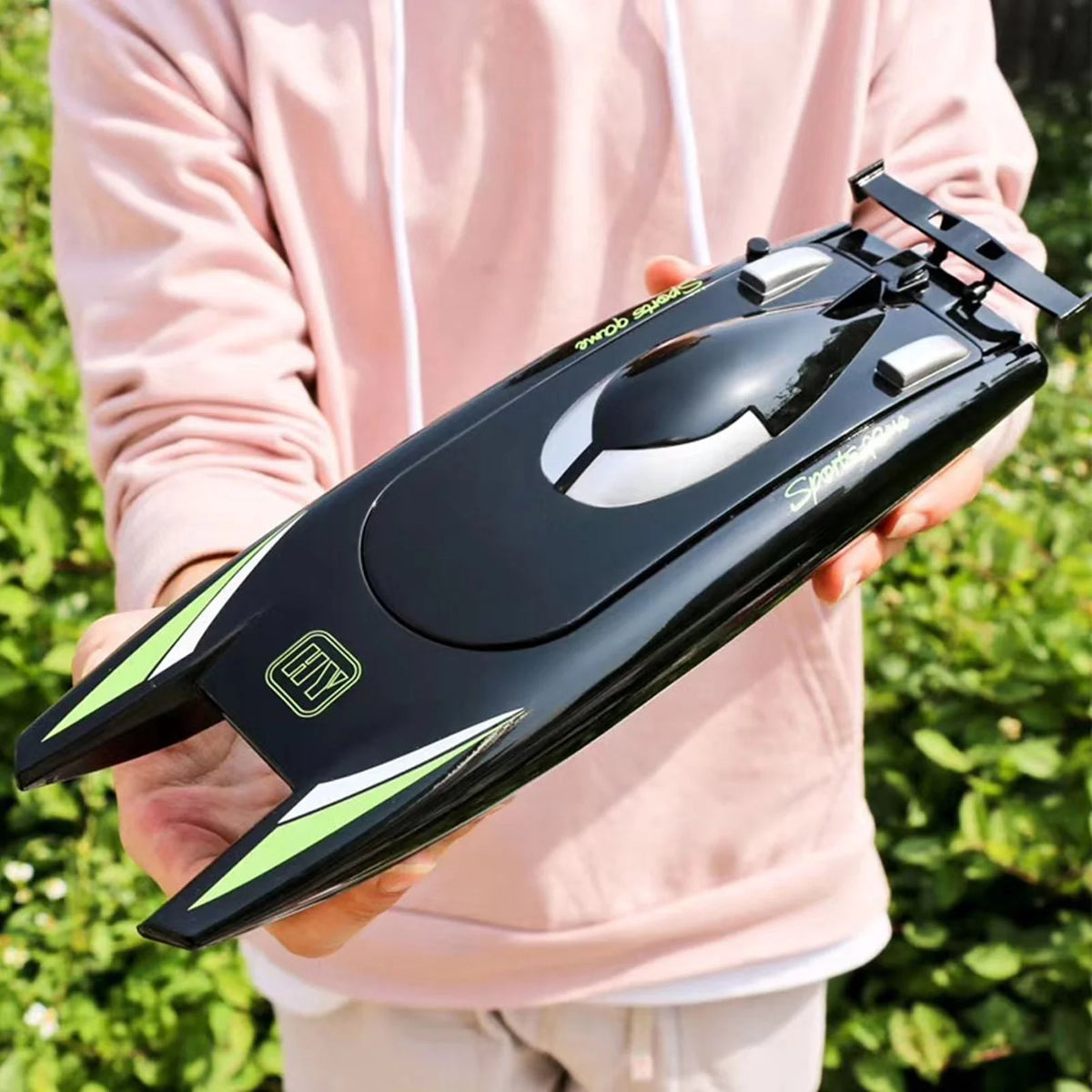 RC Boats for Adult 25KMH High Speed Racing Boat 2 Channels Remote Control Boats S672871