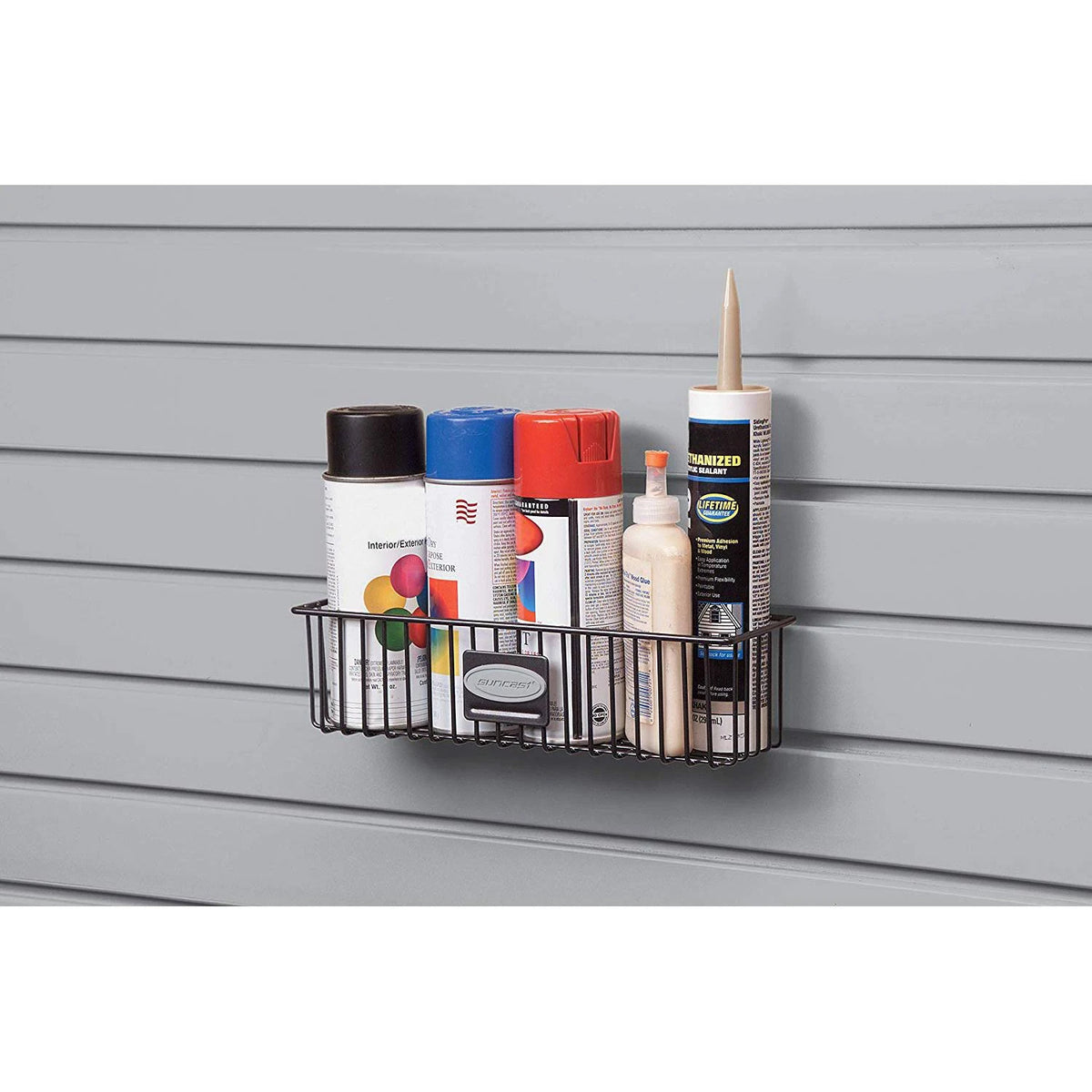 Black 2 Pack Metal Wire Shelf Basket Q7823