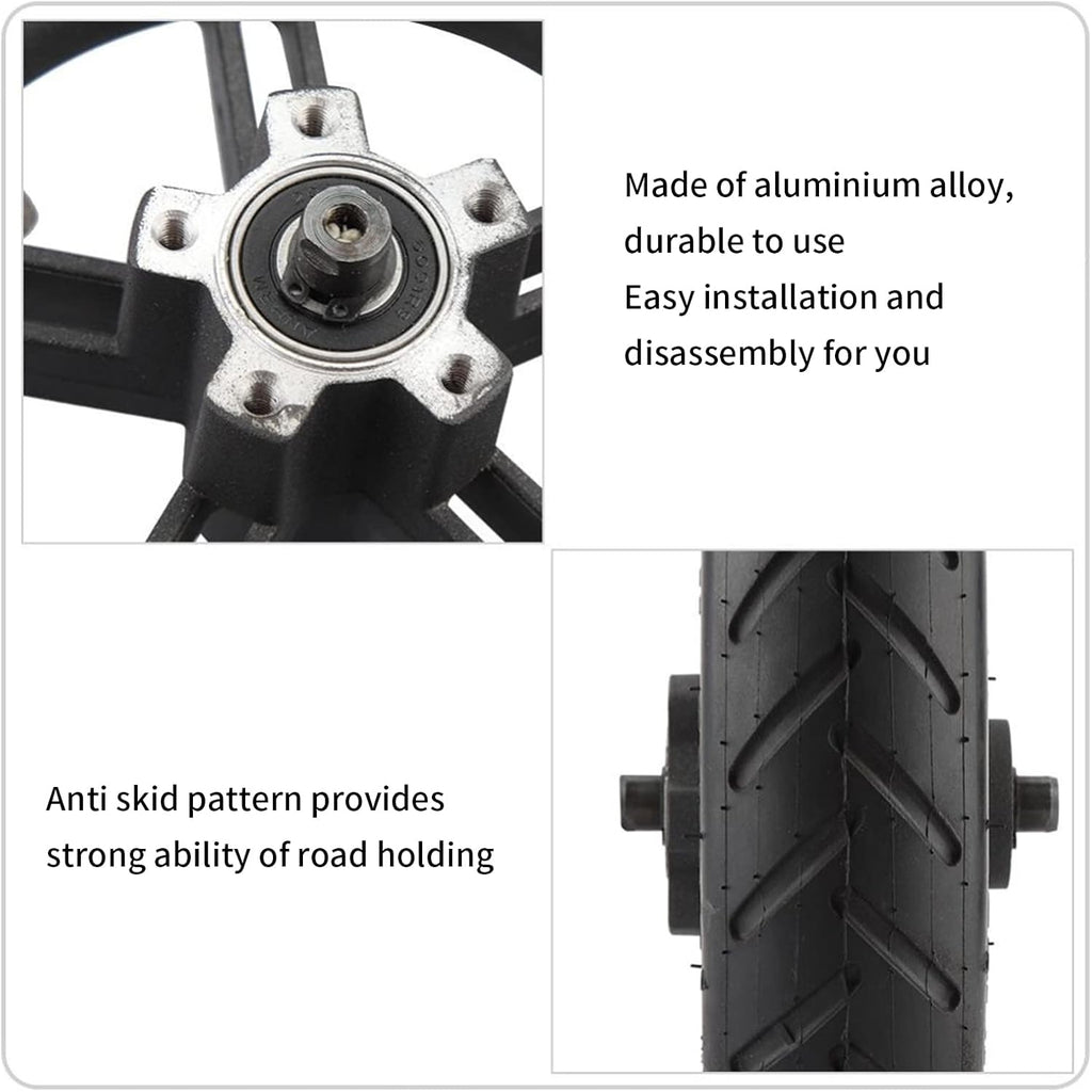 8.5 Inch Scooter Rear Tire Set with Inner Tube and Hub, Pack of 2 A82518