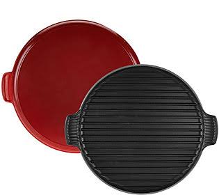 Cerise Round Cast Iron Grill Z70266