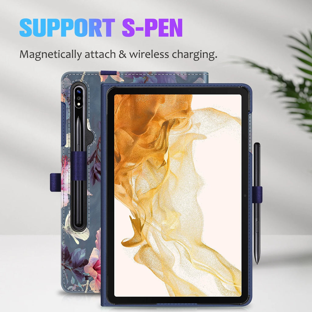 Blooming Hibiscus Protective Cover for Samsung Galaxy Tab S8 Plus F574554