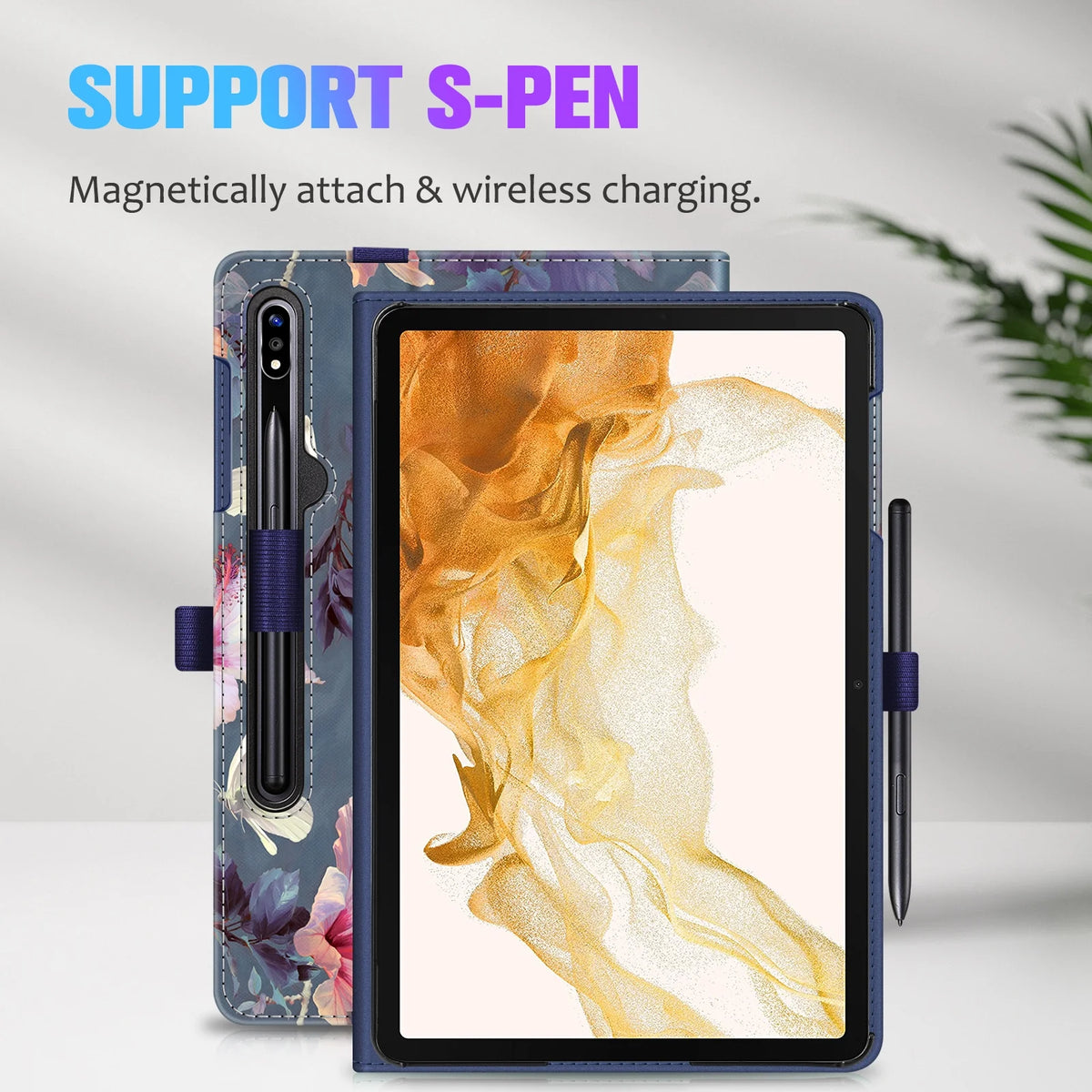 Blooming Hibiscus Protective Cover for Samsung Galaxy Tab S8 Plus F574554