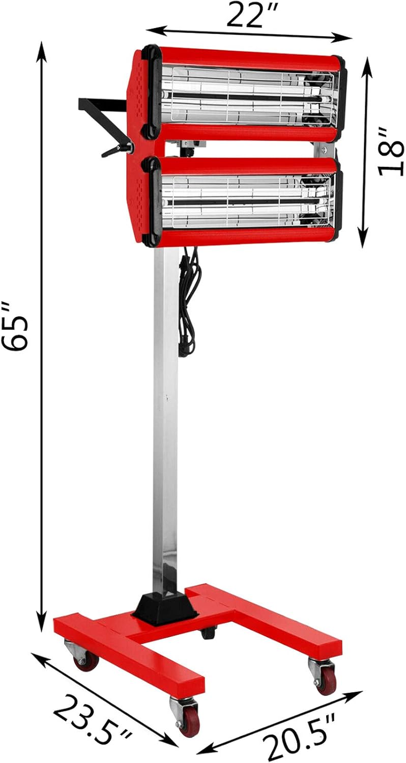 2000W Short Wave Infrared Paint Curing Lamp Z3431