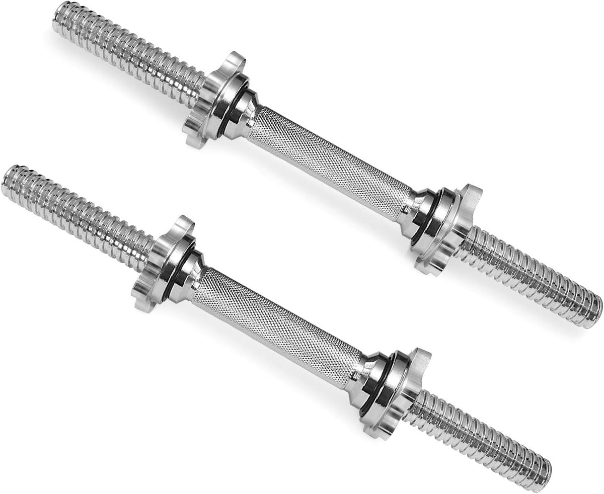 Threaded Dumbbell Handles Adjustable Dumbbell Bar Handles 1 inch Standard Weight Plate Pair P347653
