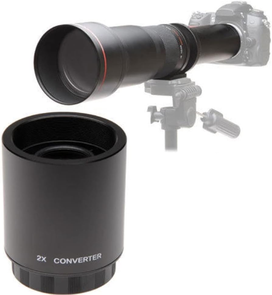 2X Teleconverter Lens Adapter for T-Mount Telephoto Lenses Q585786