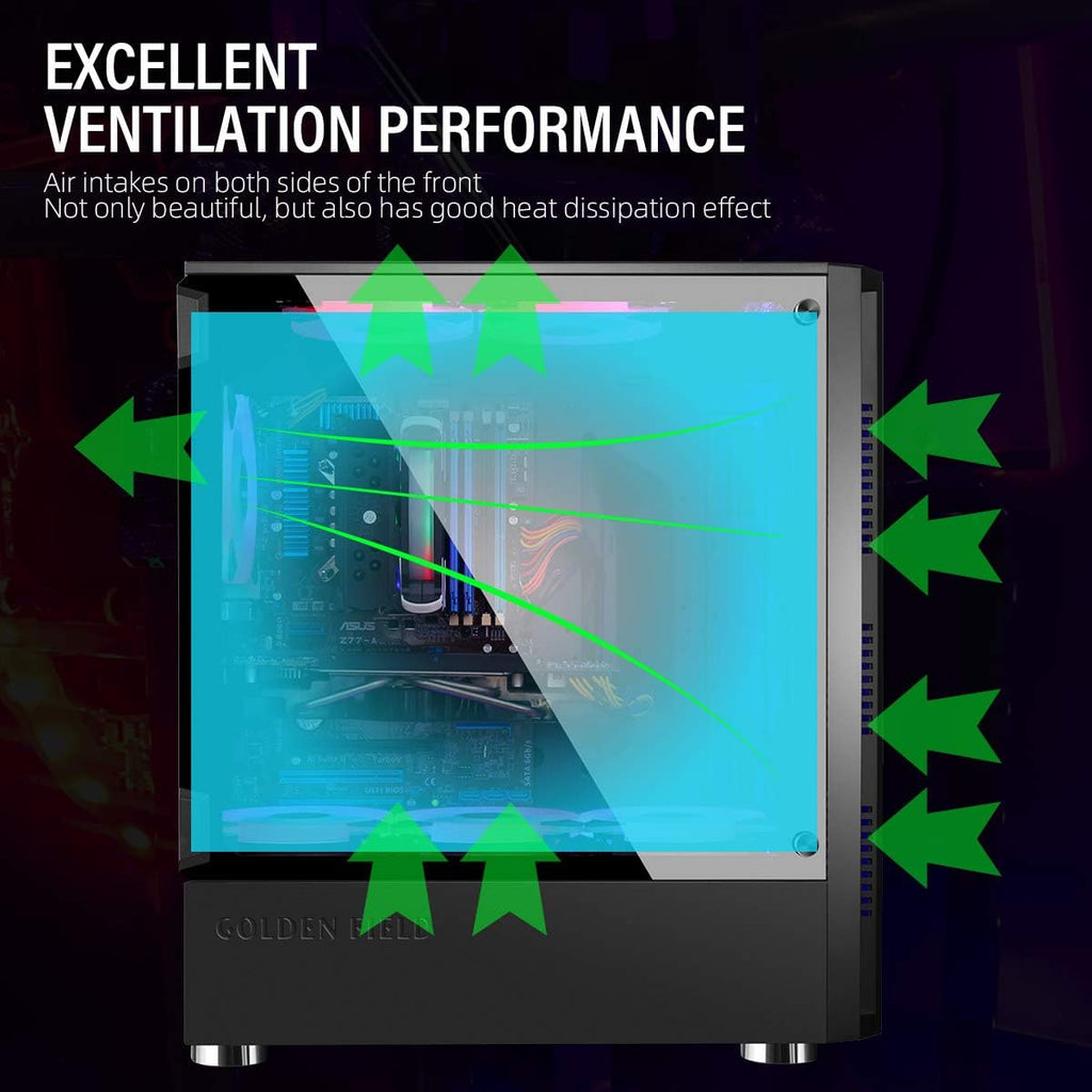 ATX Gaming PC Case with Side Window E671265