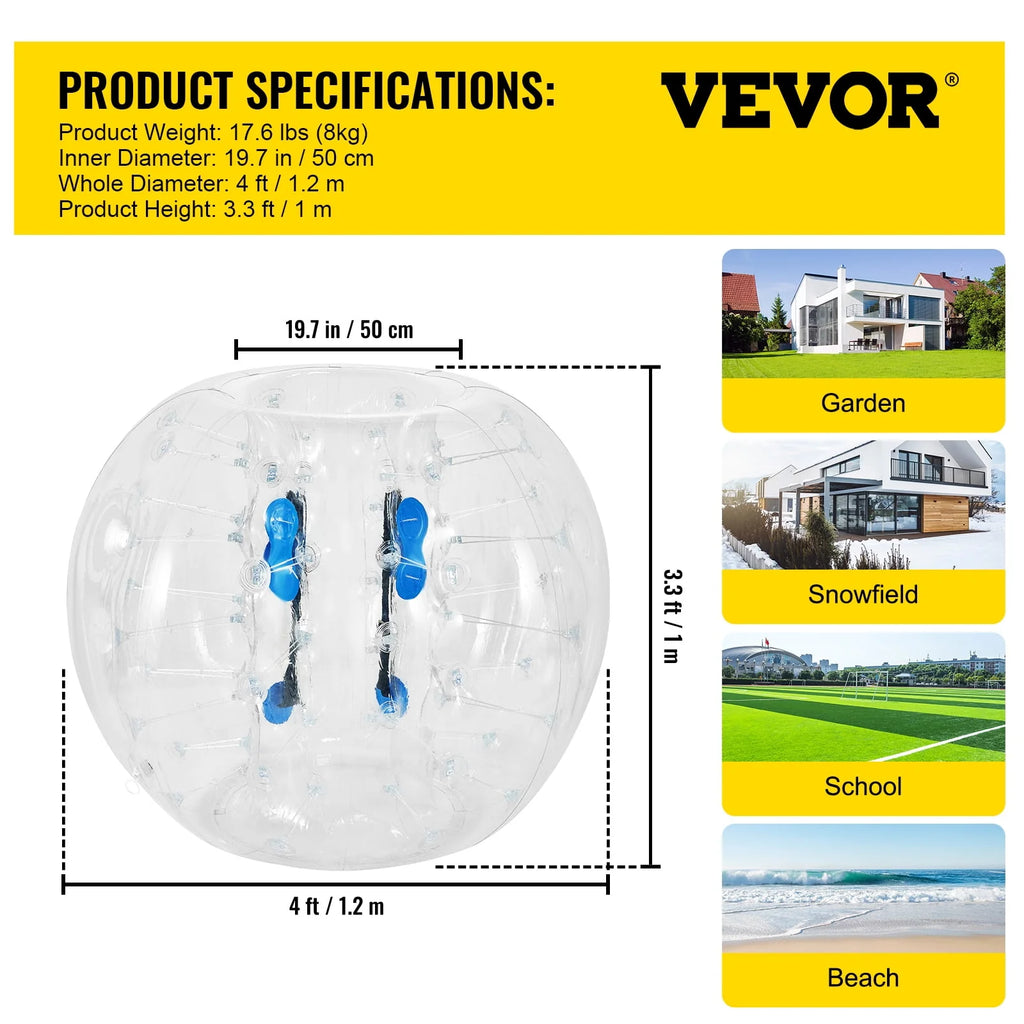 Inflatable Bumper Balls 2PCS 5ft PVC E3428