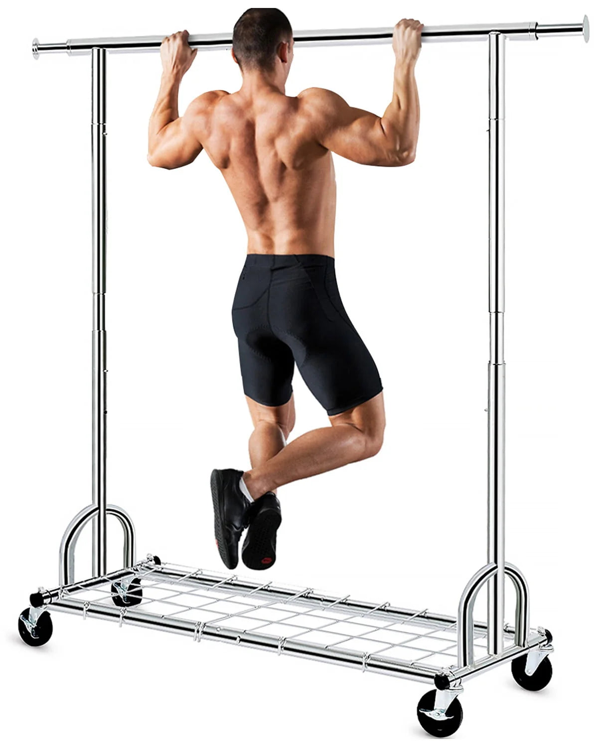 450 lbs Clothing Rack with Shelves R482