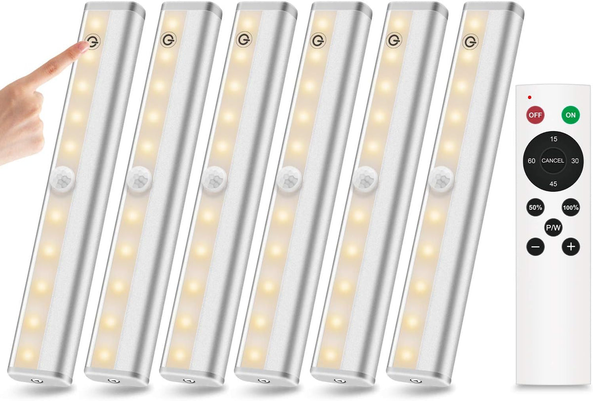 Remote Control Under Cabinet Lights 6 Pack B5750