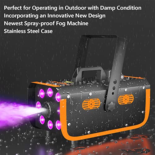500W Fog Machine with 2 Remotes and 8 LED Lights P702348