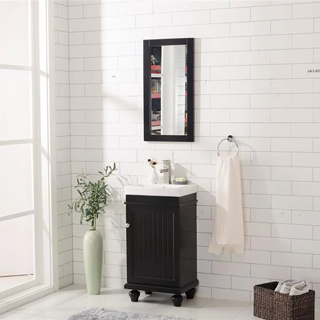 18" Espresso Sink Vanity H60255