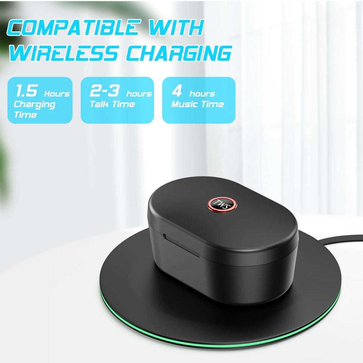 Wireless Earbuds with Charging Case H265