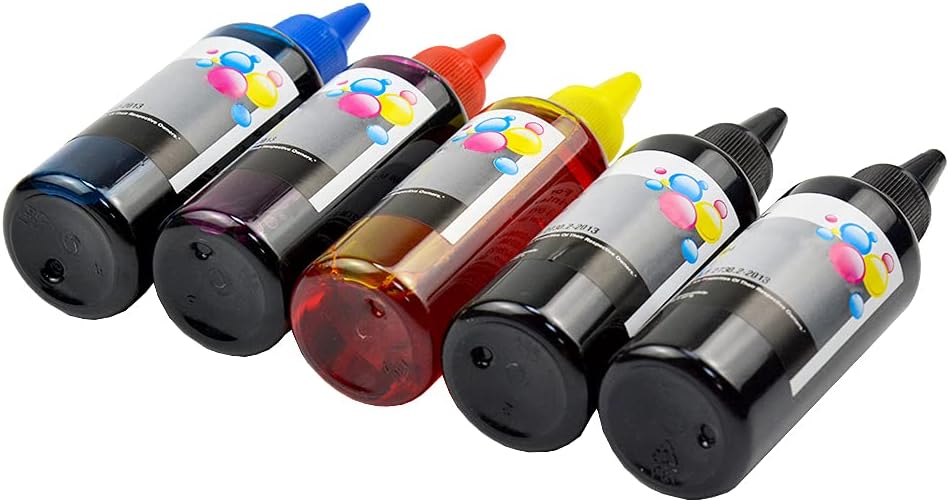 Compatible Ink Cartridge Replacement 5 Pack Black Cyan Magenta Yellow F103533