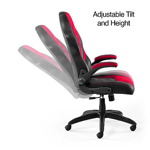 Gaming Chair Black and Red U589