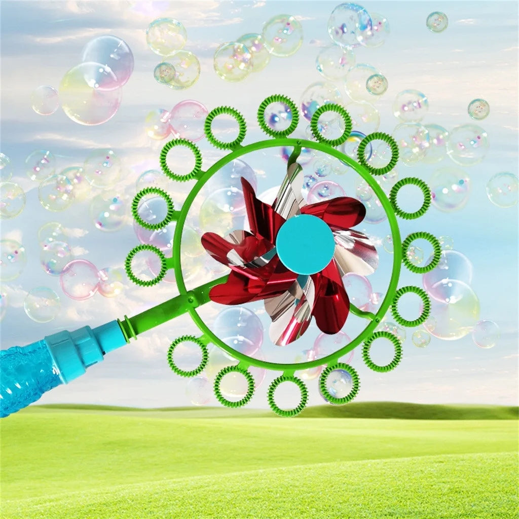 2-in-1 Bubble Stick Windmill Magic Portable Bubble Wand 20Ml W321512