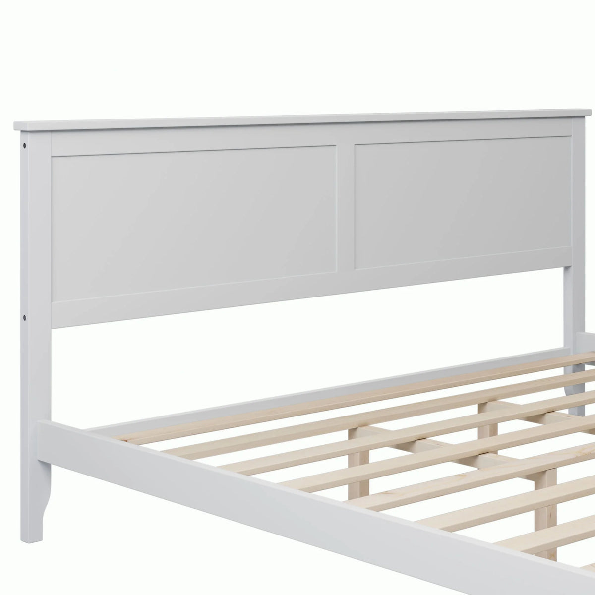 Solid Wood King Platform Bed C7738