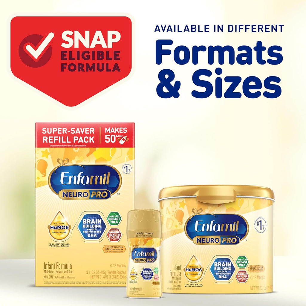 Baby Formula, Non-GMO, 36.4 Oz Refill Box + 8 Fl Oz Liquid (24 Count) I588