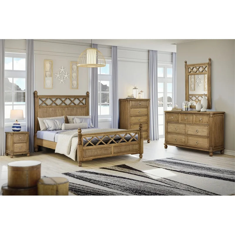 Queen Panel Bed R367