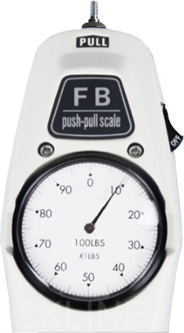 Analog Mechanical Force Gauge, 100 lb E711
