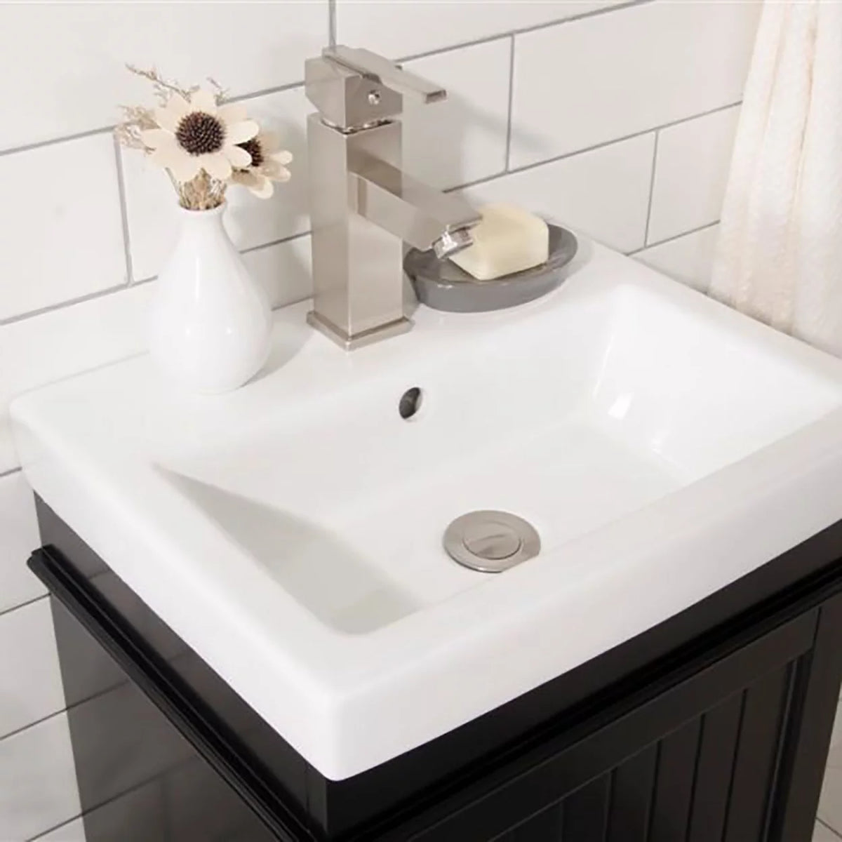 18" Espresso Sink Vanity H60255