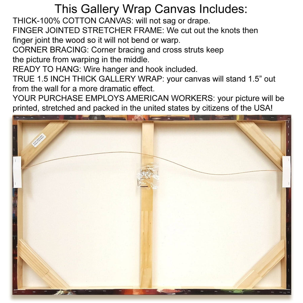 Starry Words II Gold Giclee on Gallery Wrap Canvas W6752