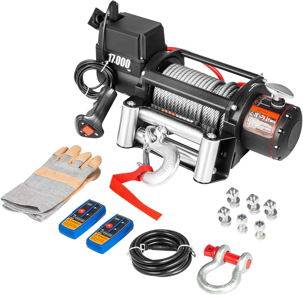 Steel Cable 12V Electric Winch with Wireless Remote Control Z825