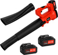 Cordless Leaf Blower 400CFM 6-Speed 150 MPH with Two 4.0Ah Battery & Charger O84681