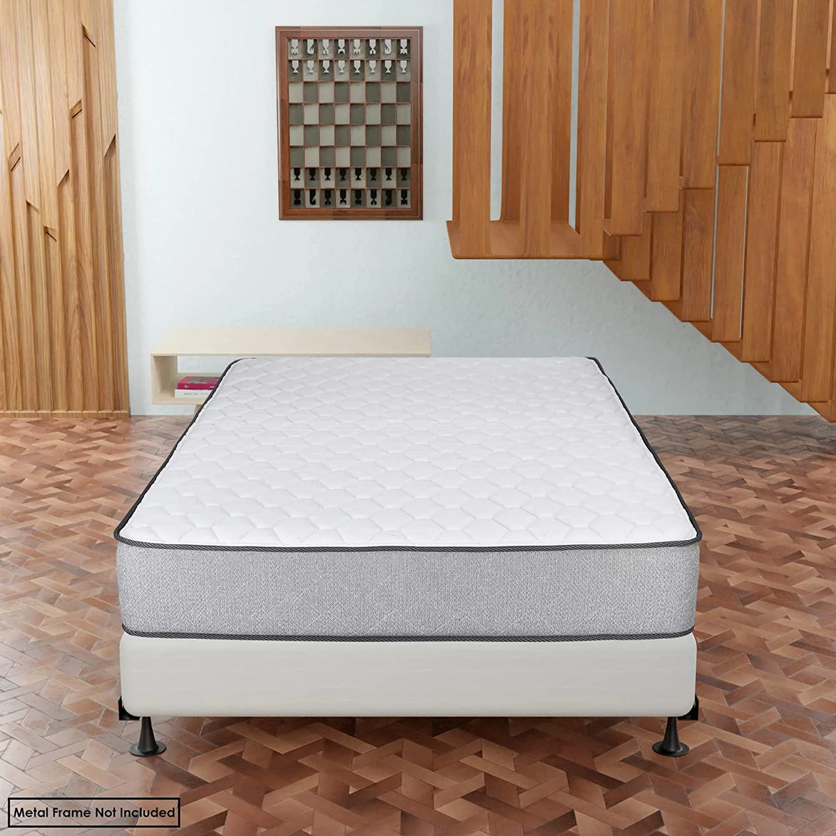White 4.5-Inch Wood Box Spring H352
