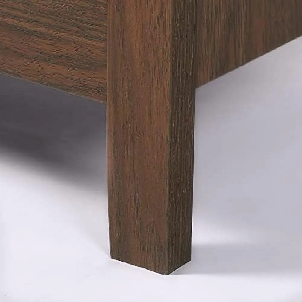 Set of 2 Wood Nightstands with Drawers Z813