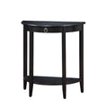 Black Wood Console Table V491